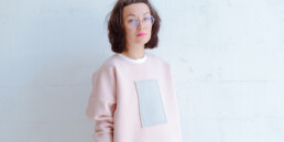 neoprene, pastel, pink pullover, pullover, pullovers, sweater, zefyras, oversized, unisex