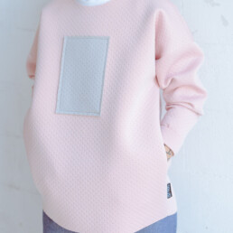 neoprene, pastel, pink pullover, pullover, pullovers, sweater, zefyras, oversized, unisex