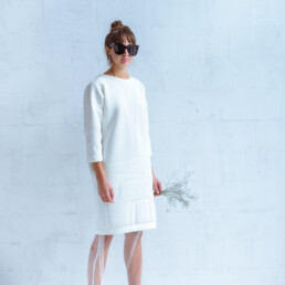 white, dress, minimal, fresh, zefyras