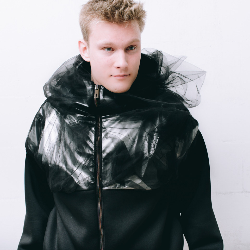 bomber jacket, fitted waist, jacket, neoprene, unique, unique design