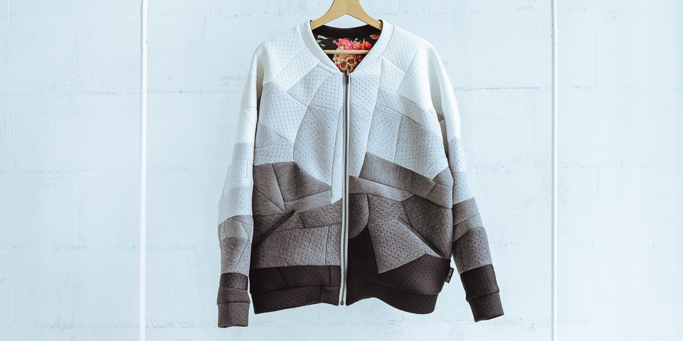 ombre, ombre jacket, bomber jacket