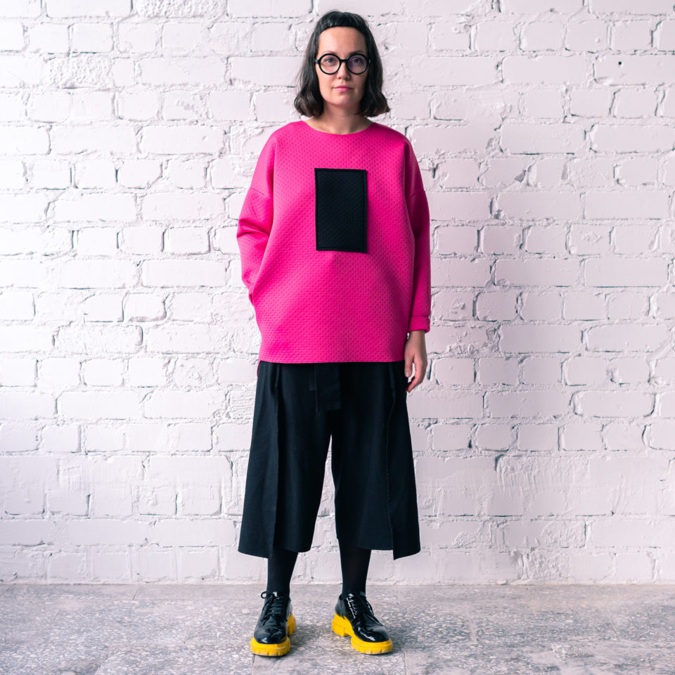 Fuschia Pink Marshmallow Pullover | ZEFYRAS