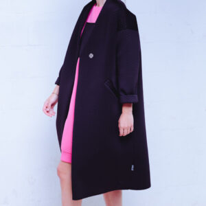 Black Straight Coat