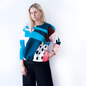 Cropped Candy Shop Pullover No.5