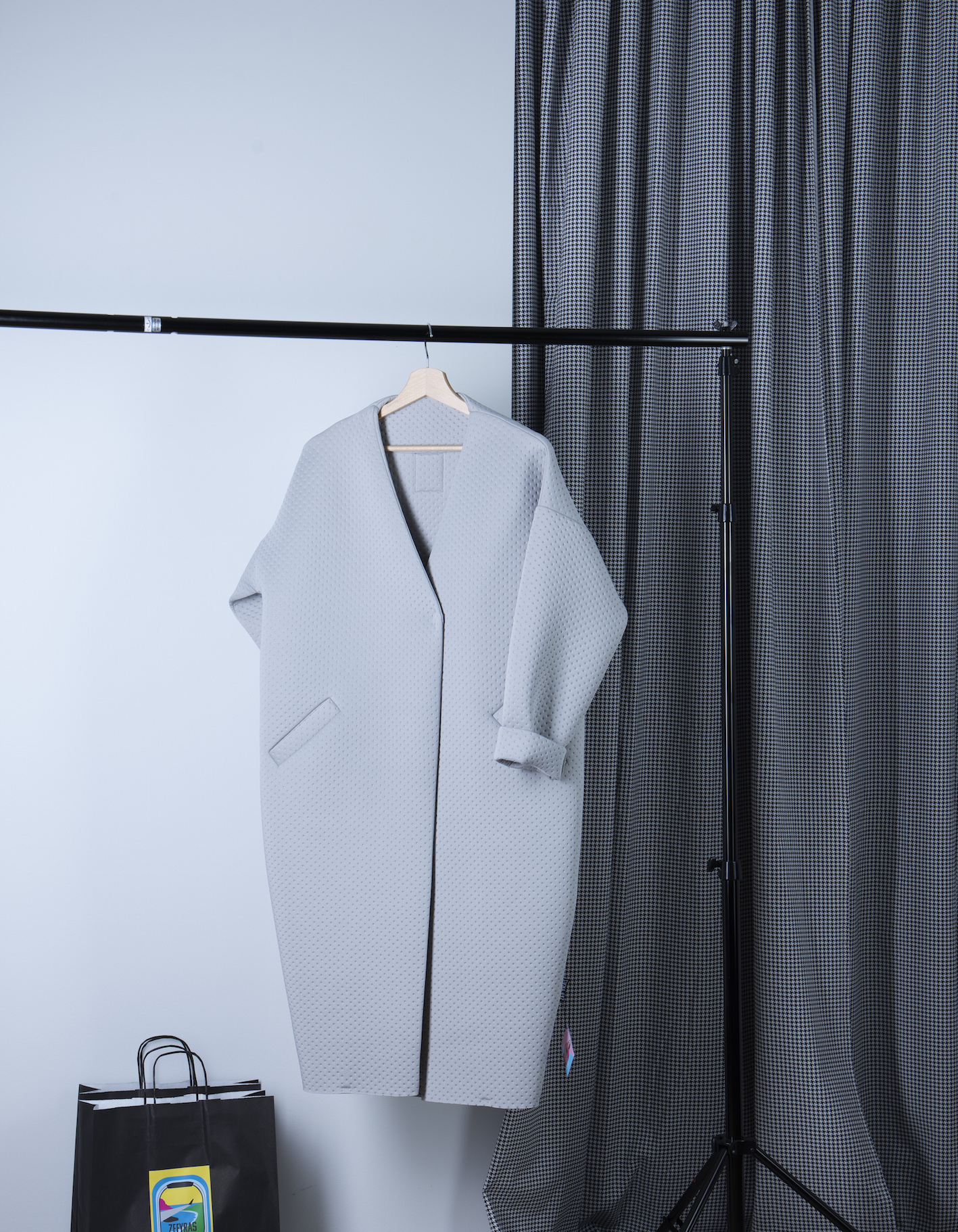 Cocoon grey coat | ZEFYRAS Cocoon grey coat | ZEFYRAS
